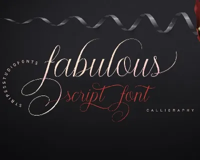 Fabulous Script font