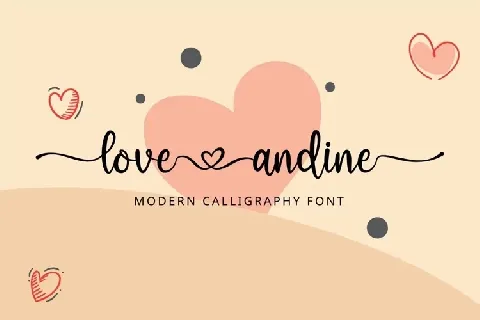 Love Andine font