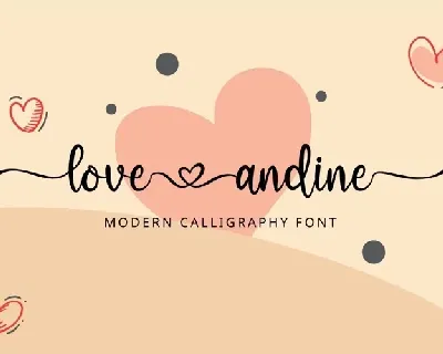 Love Andine font