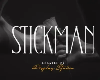 Stickman Display font