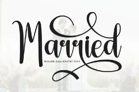 Married Script font
