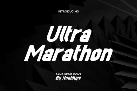 Ultra Marathon font