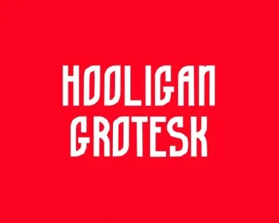 Hooligan Grotesk font