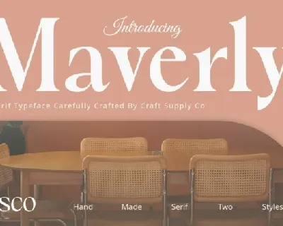 Maverly font