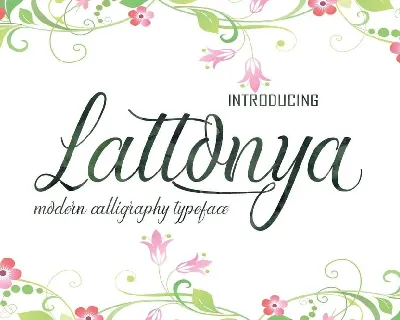 Lattonya font