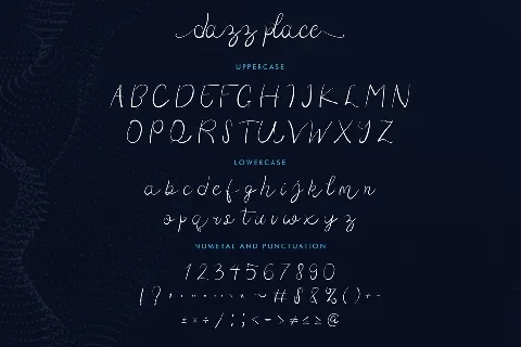 Dazz Place Demo font