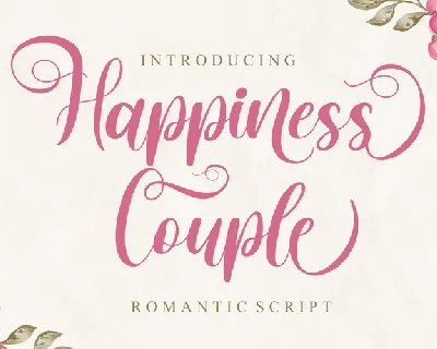 Happiness Couple font