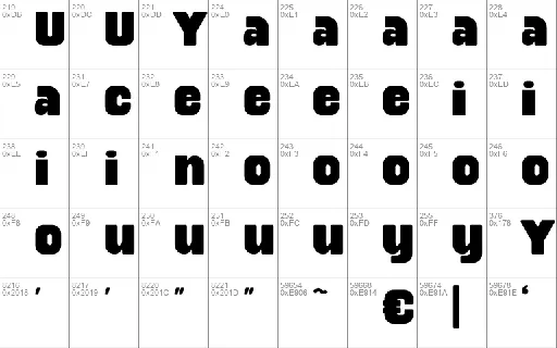 Dryouth font