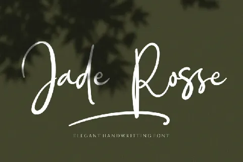 Jade Rosse font