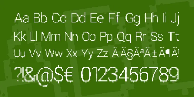 Parametric Glitch Family font