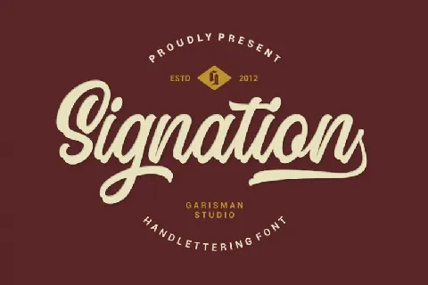 Signation Script font