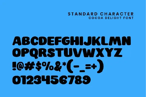 CocoaDelight Demo font