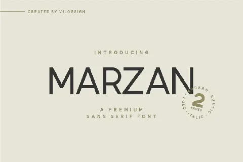 Marzan Family font