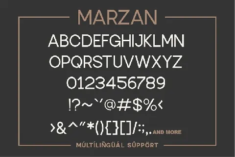 Marzan Family font