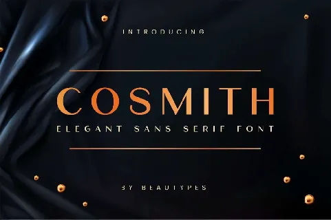 Cosmith font