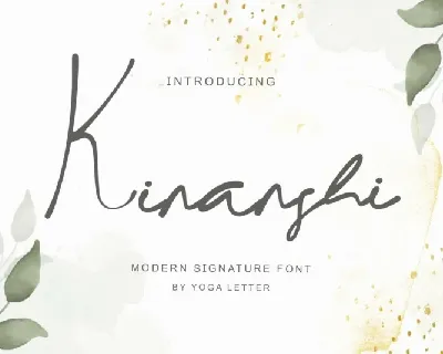 Kinanshi font