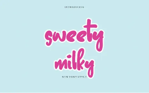 Sweety Milk font