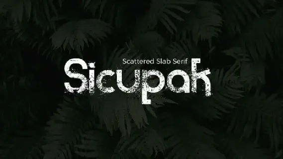 Sicupak Display font