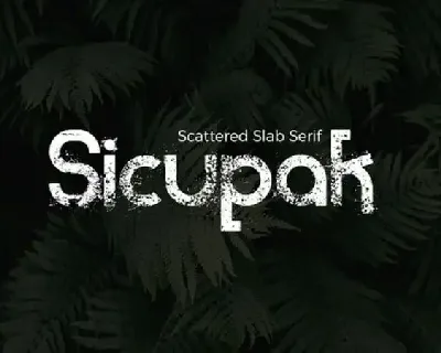 Sicupak Display font