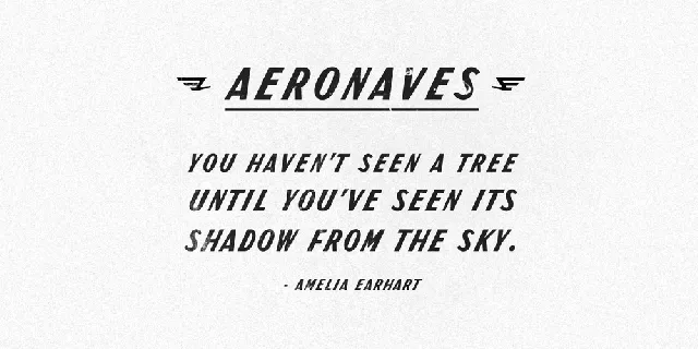 Aeronaves PERSONAL USE ONLY font