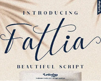 Fattia font