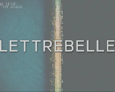 Lettrebelle font