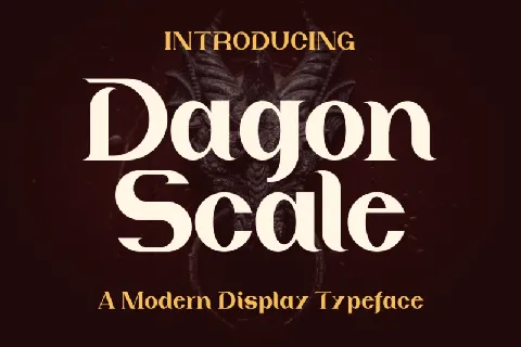 Dagon Scale font