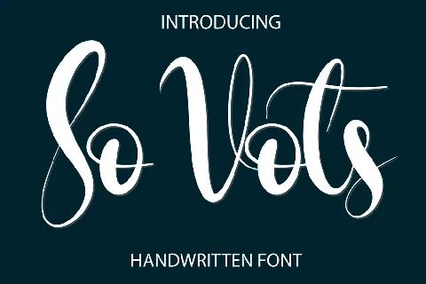 So Vots font