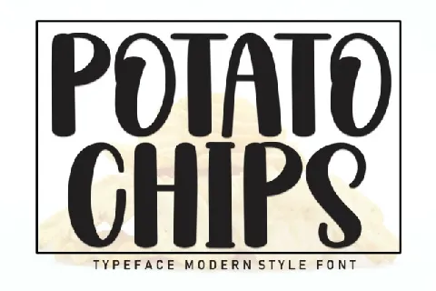 Potato Chips Display font