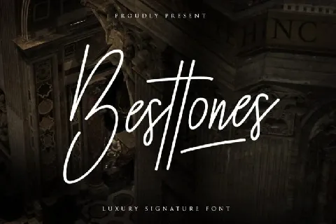 Besttones Signature font