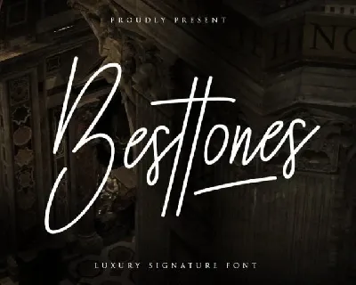 Besttones Signature font