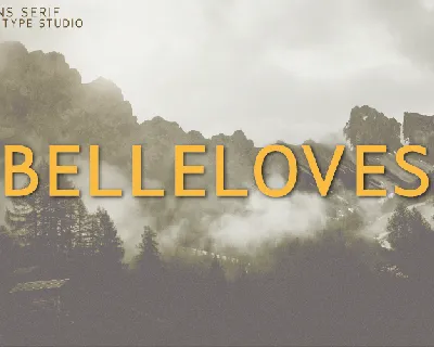 Belleloves font