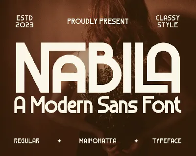NABILA font