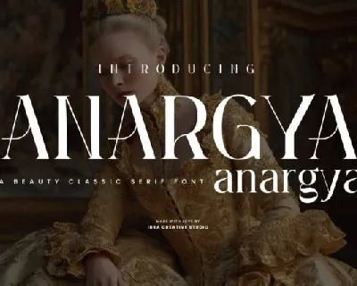 Anargya font