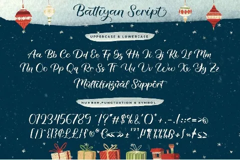 Battiyan Script font