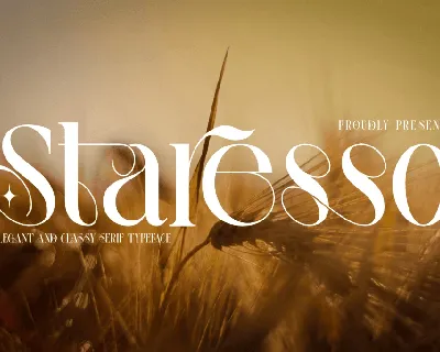 Staresso Demo font