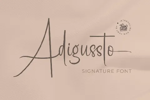 Adigussto font