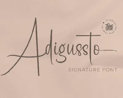 Adigussto font