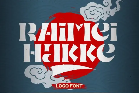 Raimei Hakke font