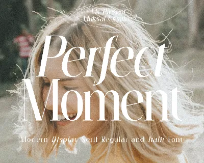 Perfect Moment font