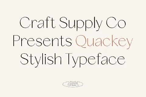 Quackey font