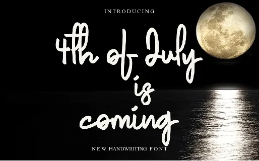 4th Of July Is Coming font