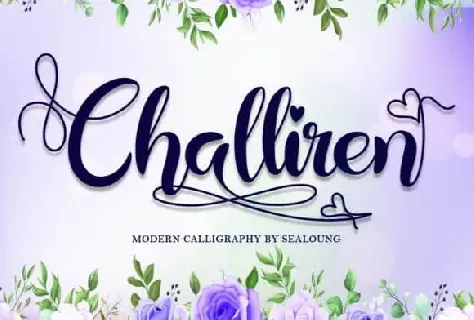 Challiren Calligraphy font