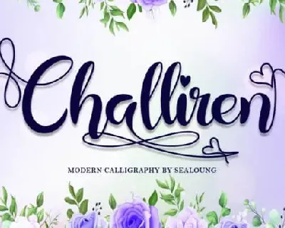Challiren Calligraphy font
