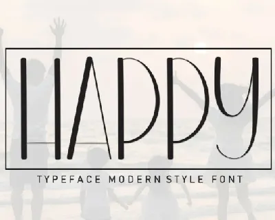Happy Display font