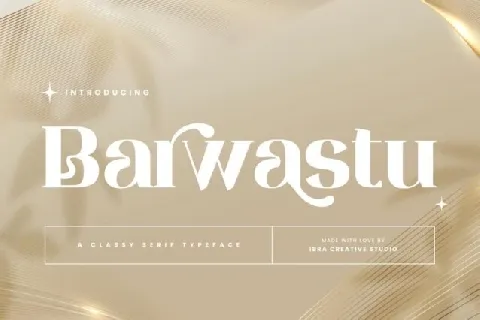 Barwastu font