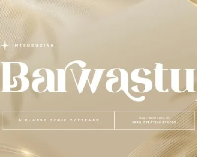 Barwastu font
