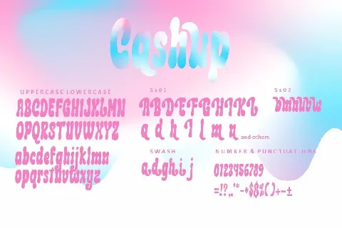 Cashup font