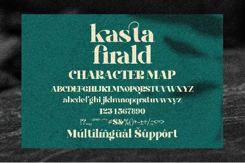 Kasta Firald font