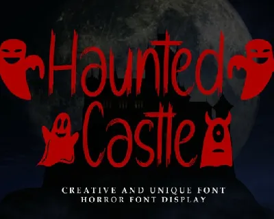 Haunted Castle Display font